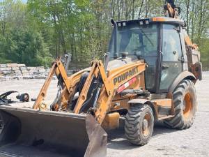 Backhoe at Poupart Excavation