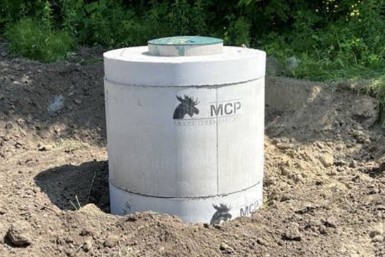 Surface Well that was installed by Poupart Excavation